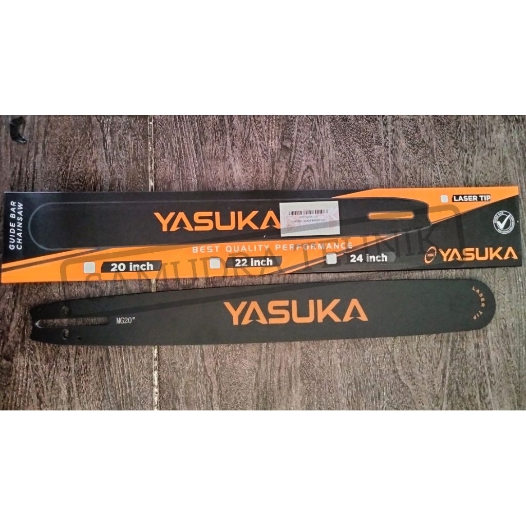 BAR 20 INCH LASER UNTUK MESIN CHAINSAW MATA RANTAI 38T/34T