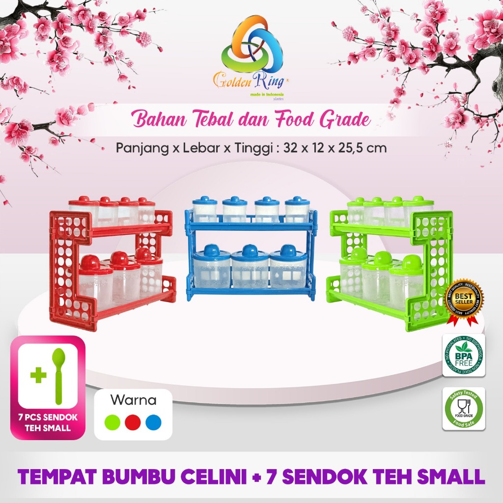 Paket Bumbu Celini / Paket Celini / Paket Bumbu Celini + 7 sendok teh small