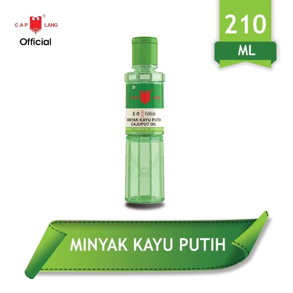 CAP LANG Minyak Kayu Putih / Minyak Kayu Putih Bayi 210ml Cap Lang