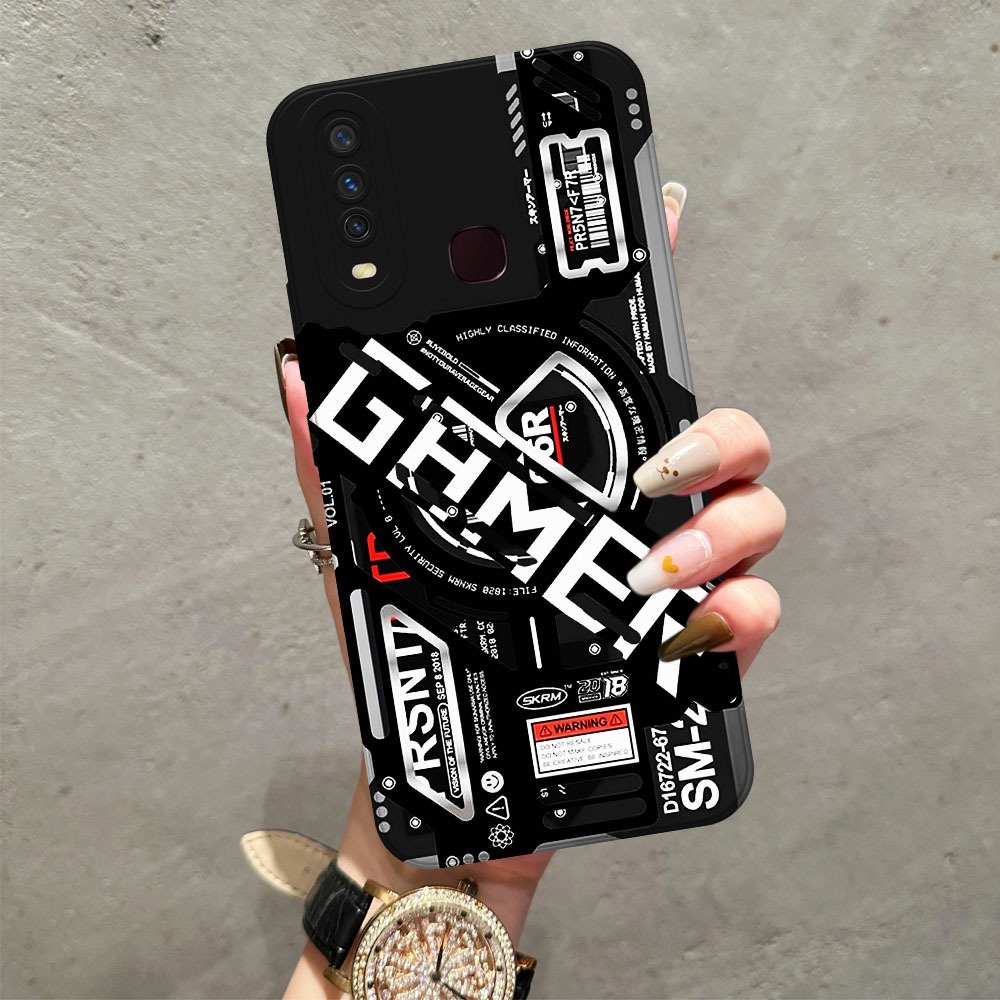 [RC02] Sotfcase Untuk Vivo Y12/Y15/Y17 - Motif Mesin CPU Cyber Punk Terbaru, Casemurah, Case Tahan B