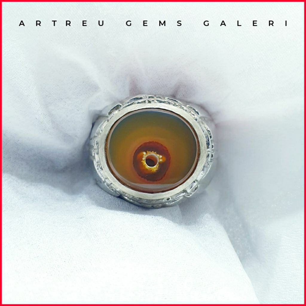 Batu Combong ( Sumur Bandung ) | COD Bisa | Cincin Batu Akik Ring 5 - 10