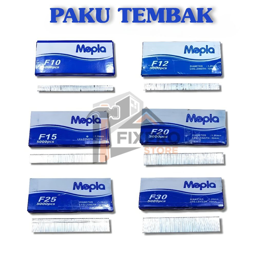 Paku Tembak Kayu I / Paku Tembak Angin MEPLA