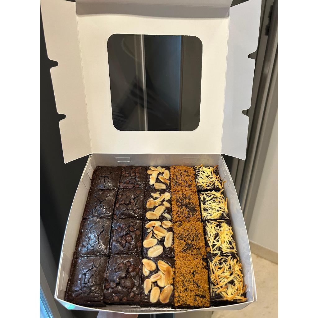FELICITY BROWNIES FUDGY PREMIUM DARK CHOCOLATE HAMPERS GIFT BROWNIES SEKAT HALAL