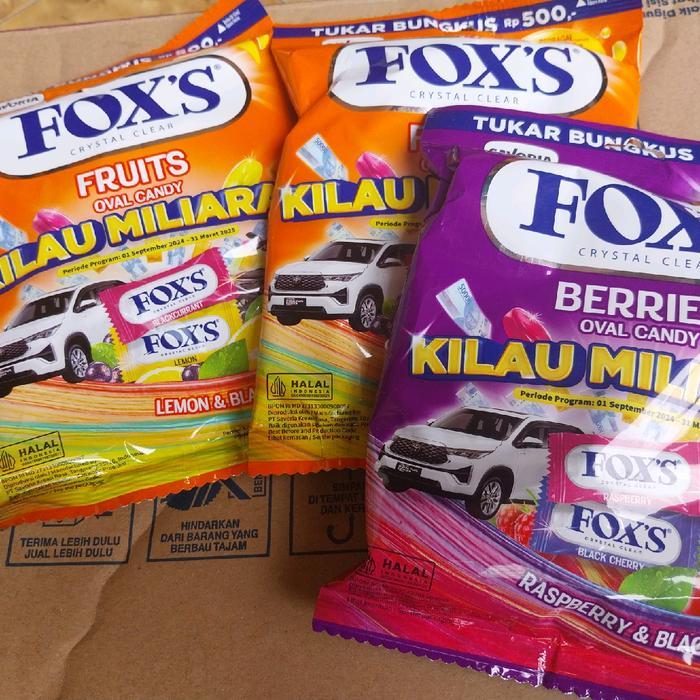 permen foxs crystal clear 125 gr