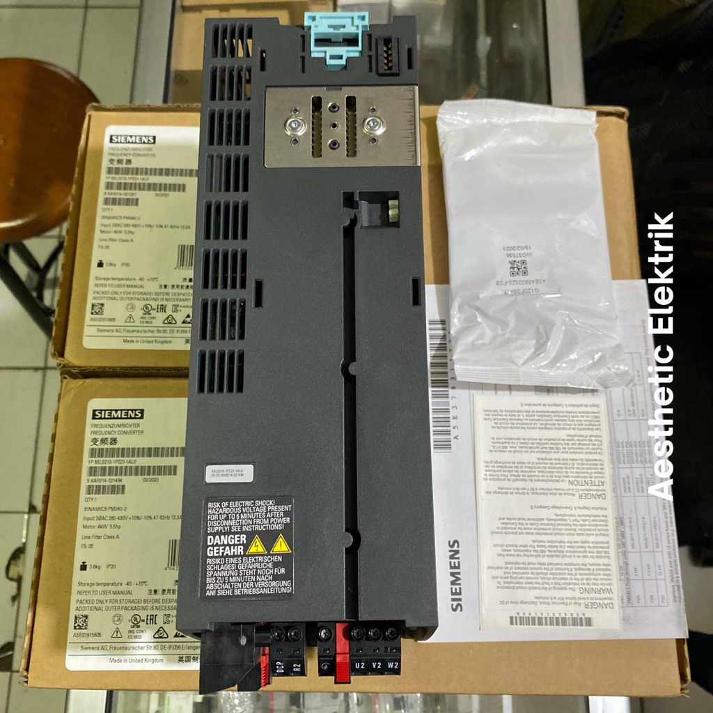 SIEMENS 6SL3210-1PE21-1AL0 4Kw 5.5hp SINAMICS PM240-2 CONVERTER POWER MODULE ORIGINAL