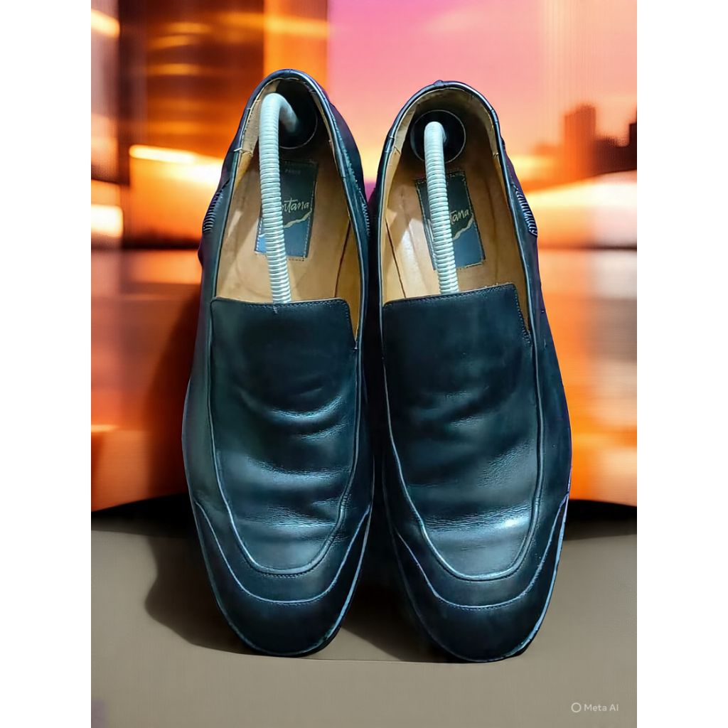 Sepatu Pantofel brand Claude Montana Paris size 44.5/28.5 cm