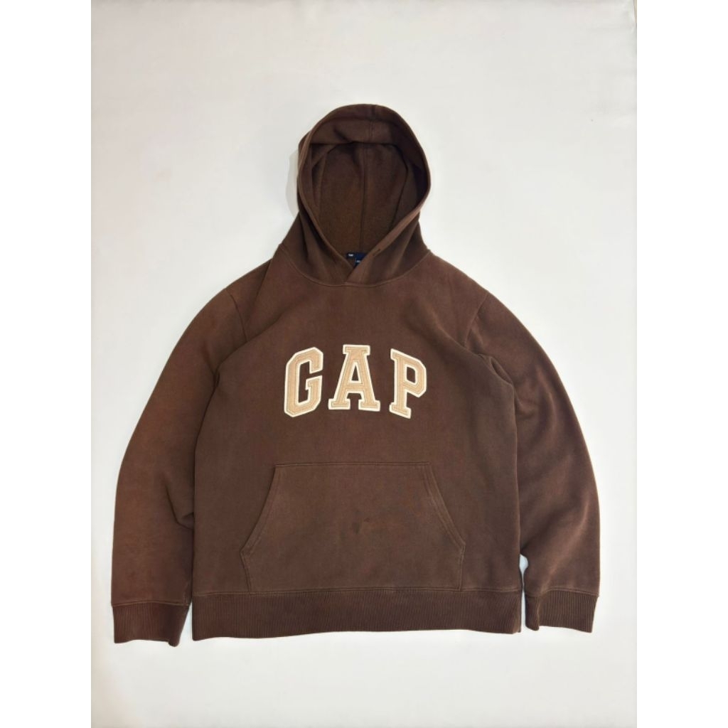 hoodie gap coklat