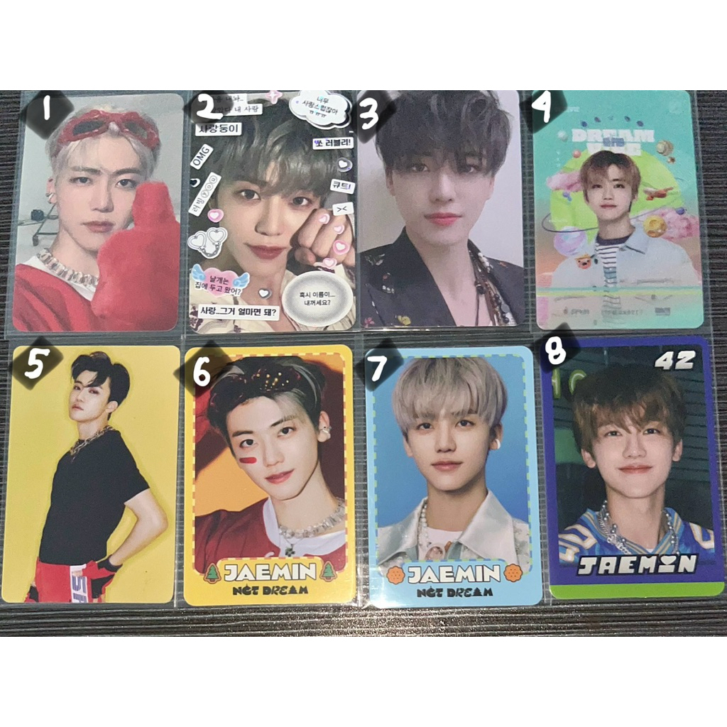 OFFICIAL PHOTOCARD MURAH JAEMIN NCT DREAM Candy jempol ktown4u cassete tape meong md chilling ver ho