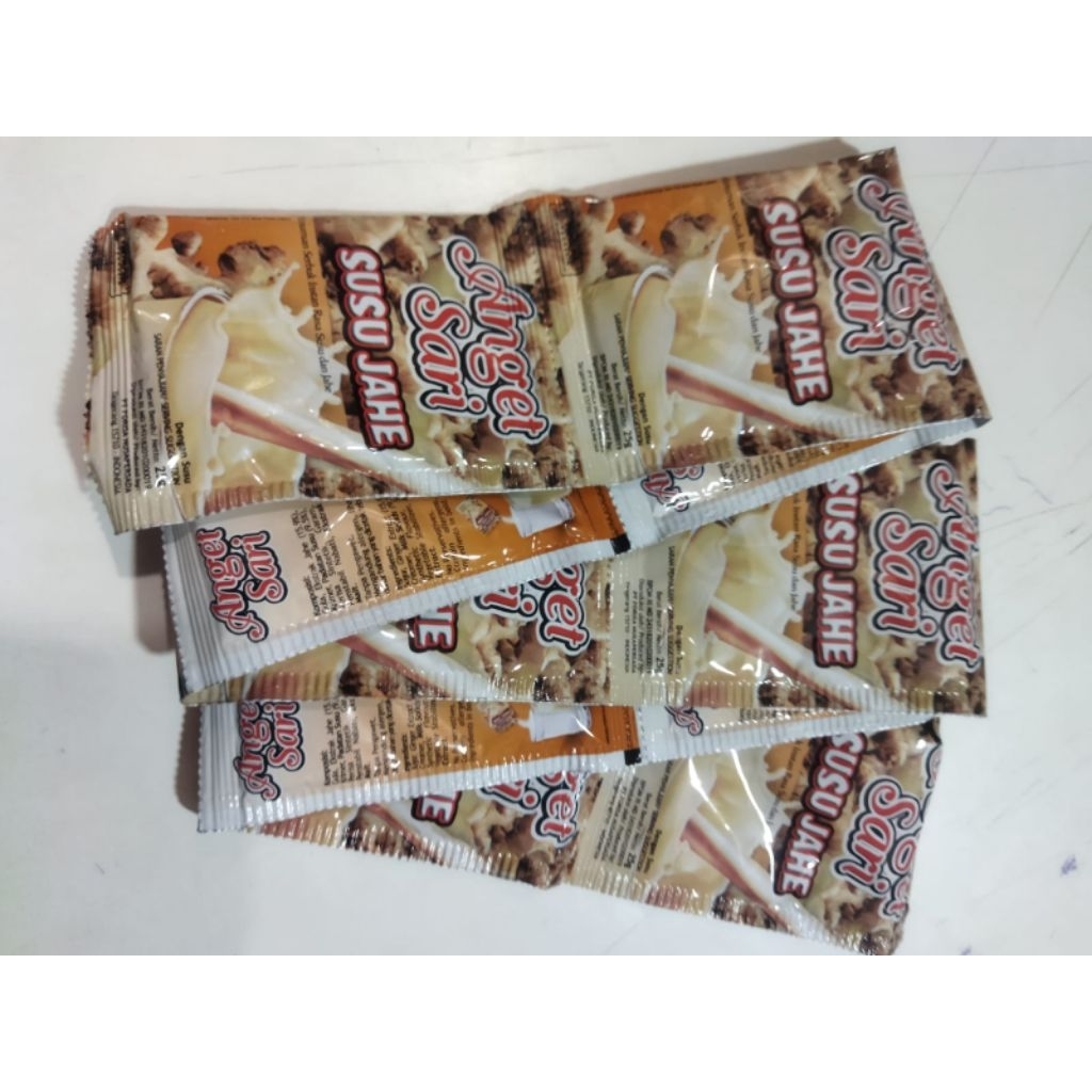 Anget Sari Susu Jahe Renceng Isi 10 Sachet x 25gr
