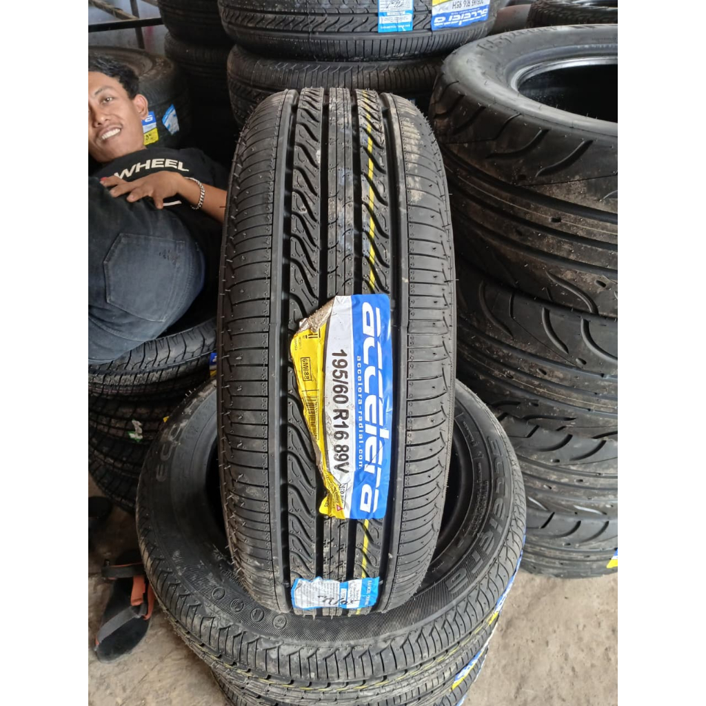 Ban mobil ring 16 Accelera ecoplush 195 60 R16 TUBLES untuk mobil avanza veloz xenia