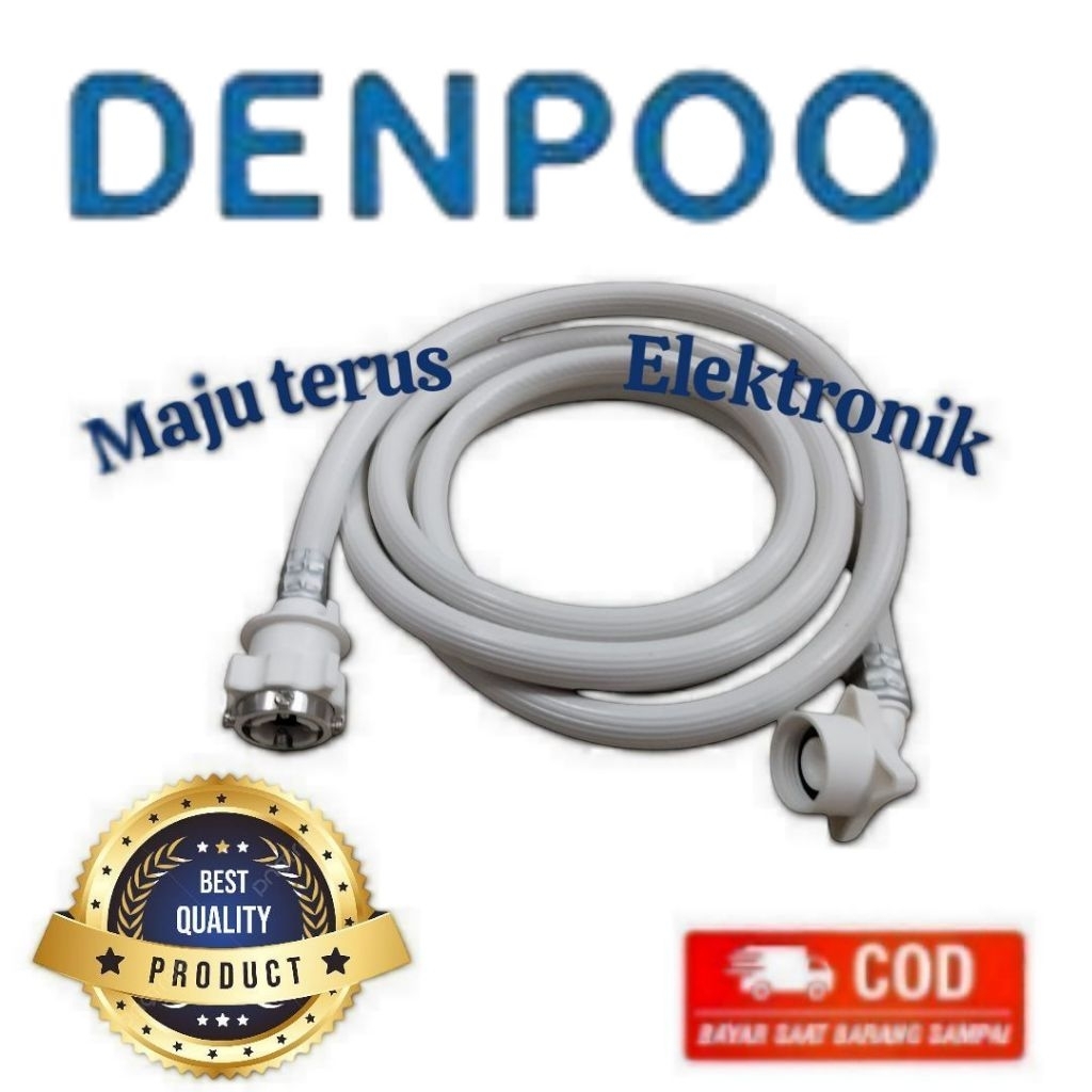 SELANG MESIN CUCI 1 TABUNG DENPOO/SELANG WATER INLET MASUK AIR MESIN CUCI DENPOO