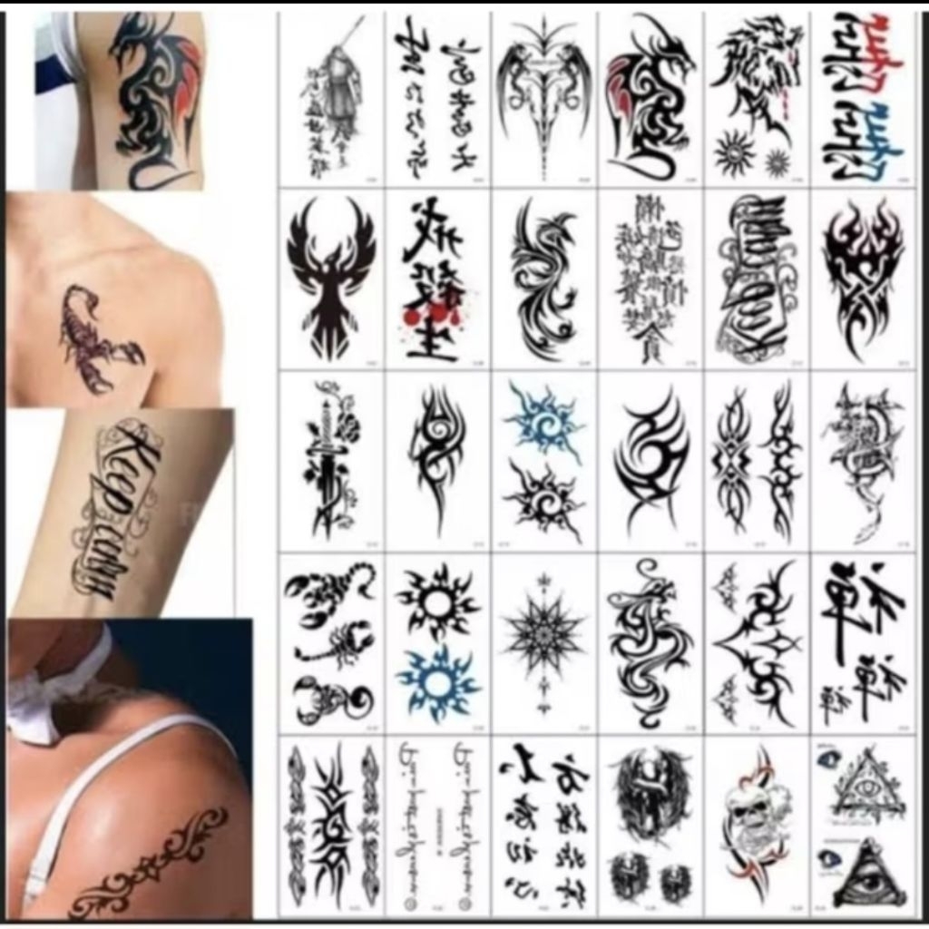 KR Tato Temporary KEREN kode O random Tato Tempel Sementara