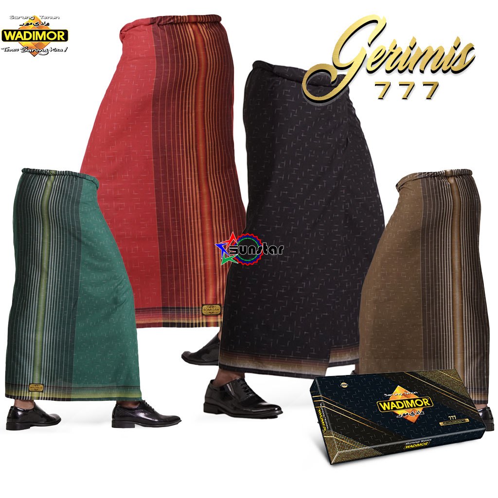 Sarung Wadimor Hujan Gerimis Motif Rintik Hujan Simple Elegan
