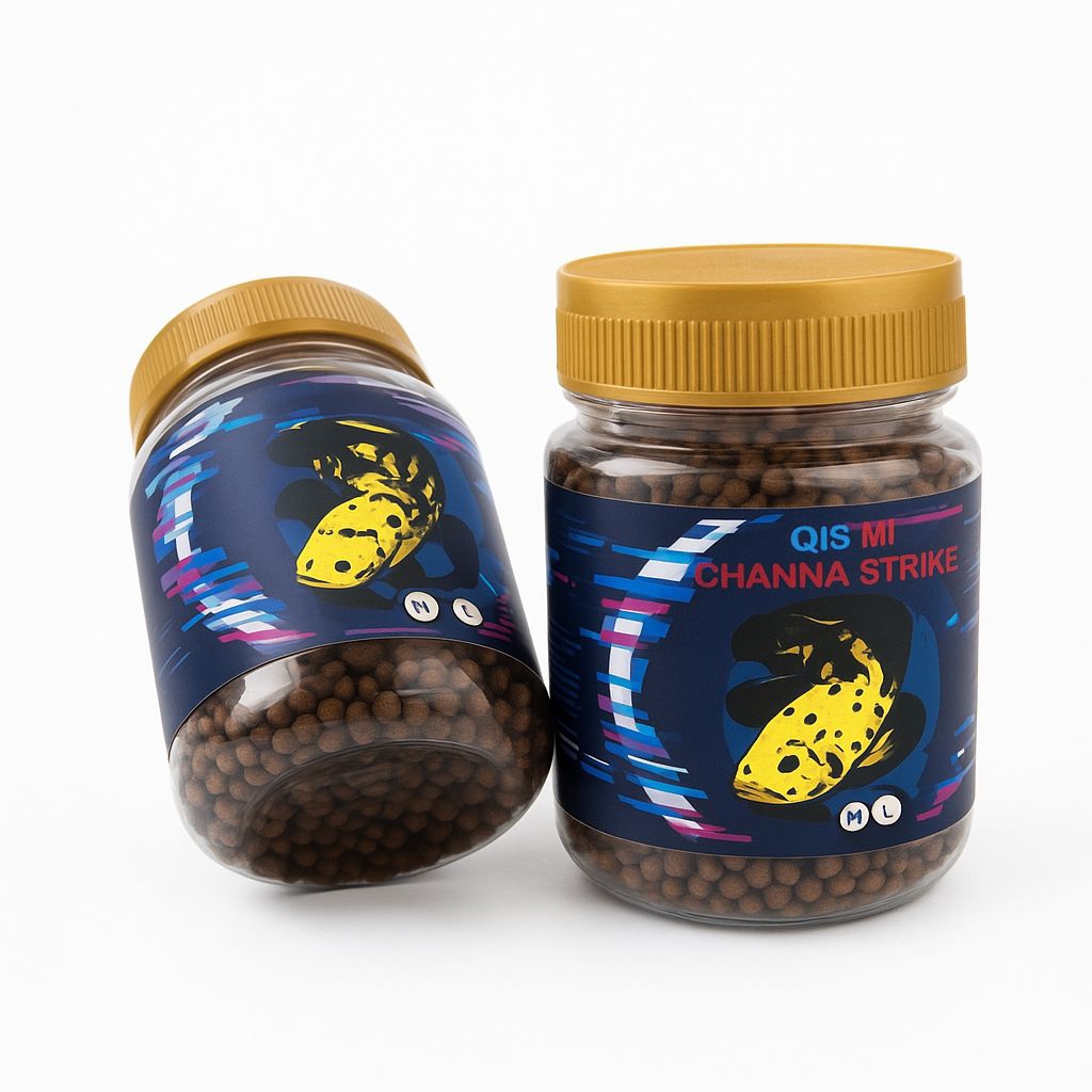 Pakan Ikan Channa Pelet tingi Protein untuk Pertumbuhan Super Cepat