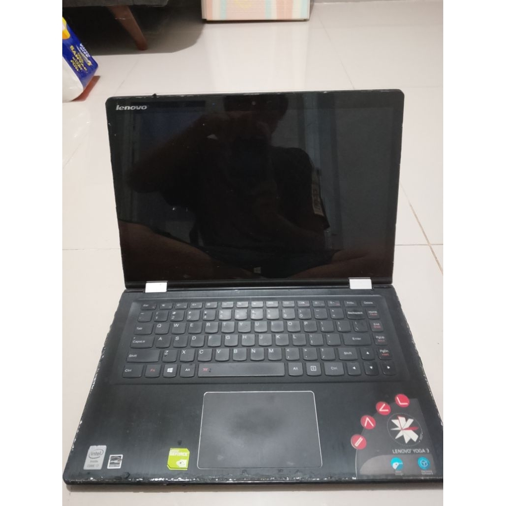 laptop lenovo yoga 3 14inch model 80jh core i7 mati total