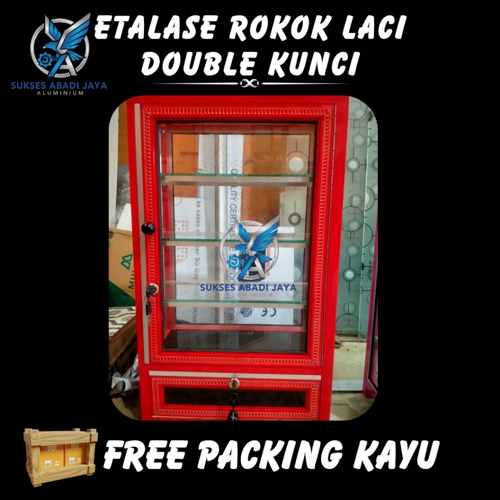 Etalase Rokok Laci