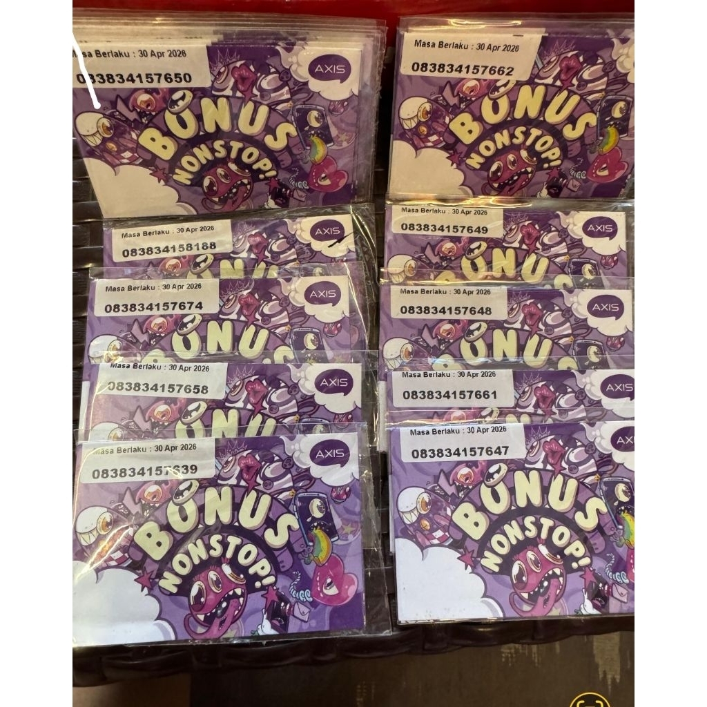 Kartu Perdana Axis Kosong