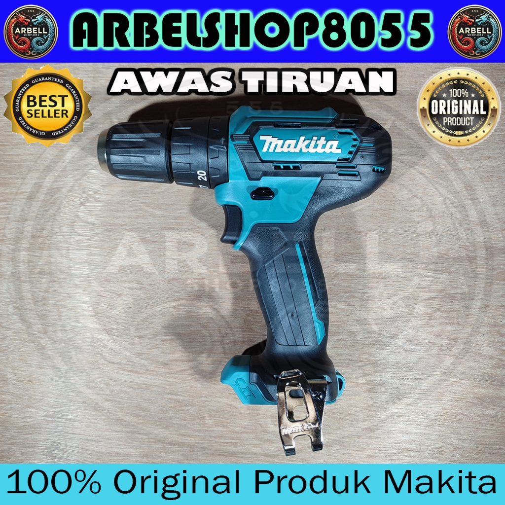 MAKITA IMPACT CORDLESS DRIVER DRILL HP333DWYE UNIT ONLY MESIN BOR BATERAI HP 333 DWYE ORIGINAL PRODU