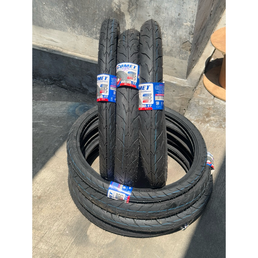 (BISA COD) BAN MOTOR COMET M1 RING 17 UKURAN 50/90 60/80 70/80 BAN MOTOR RACING COMET RING 17 BAN MO