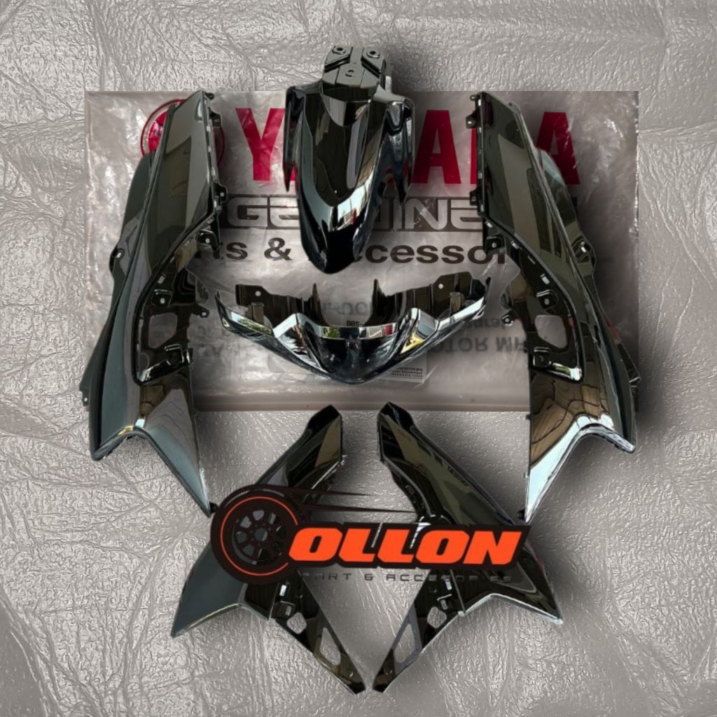 Body body halus full set MIO GEAR 125 Hitam metalik Asli original yamaha