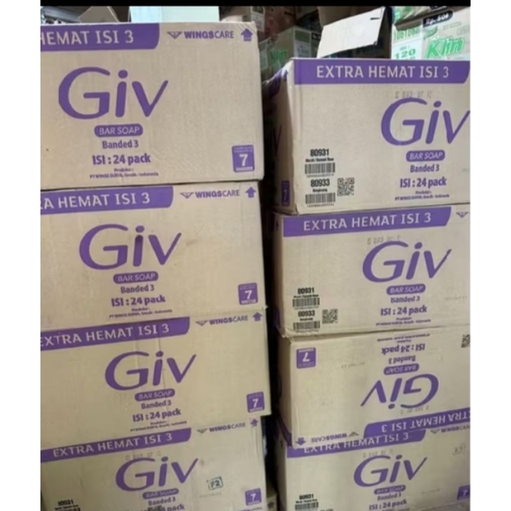 Sabun giv 1 karton 100 gr