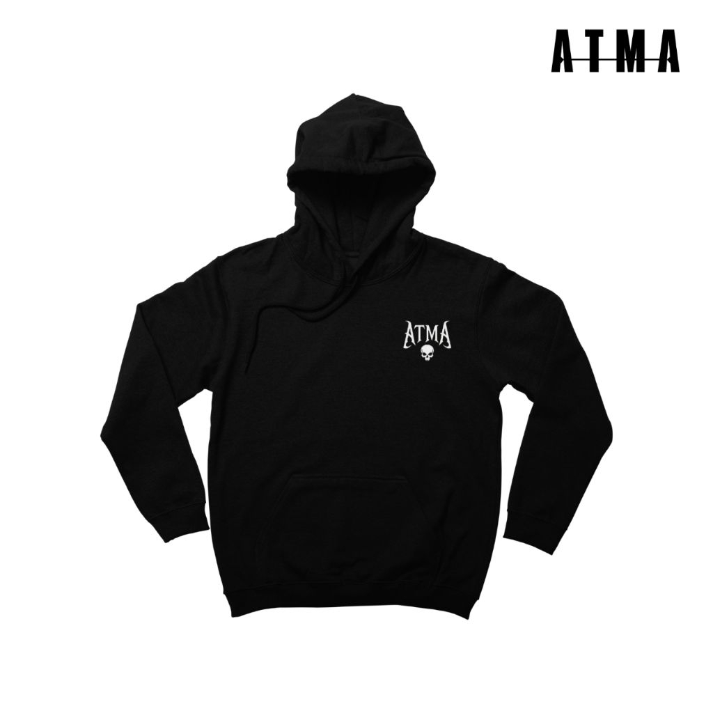 HOODIE HITAM - ATMA - HOODIE SWEATER HITAM POLOS