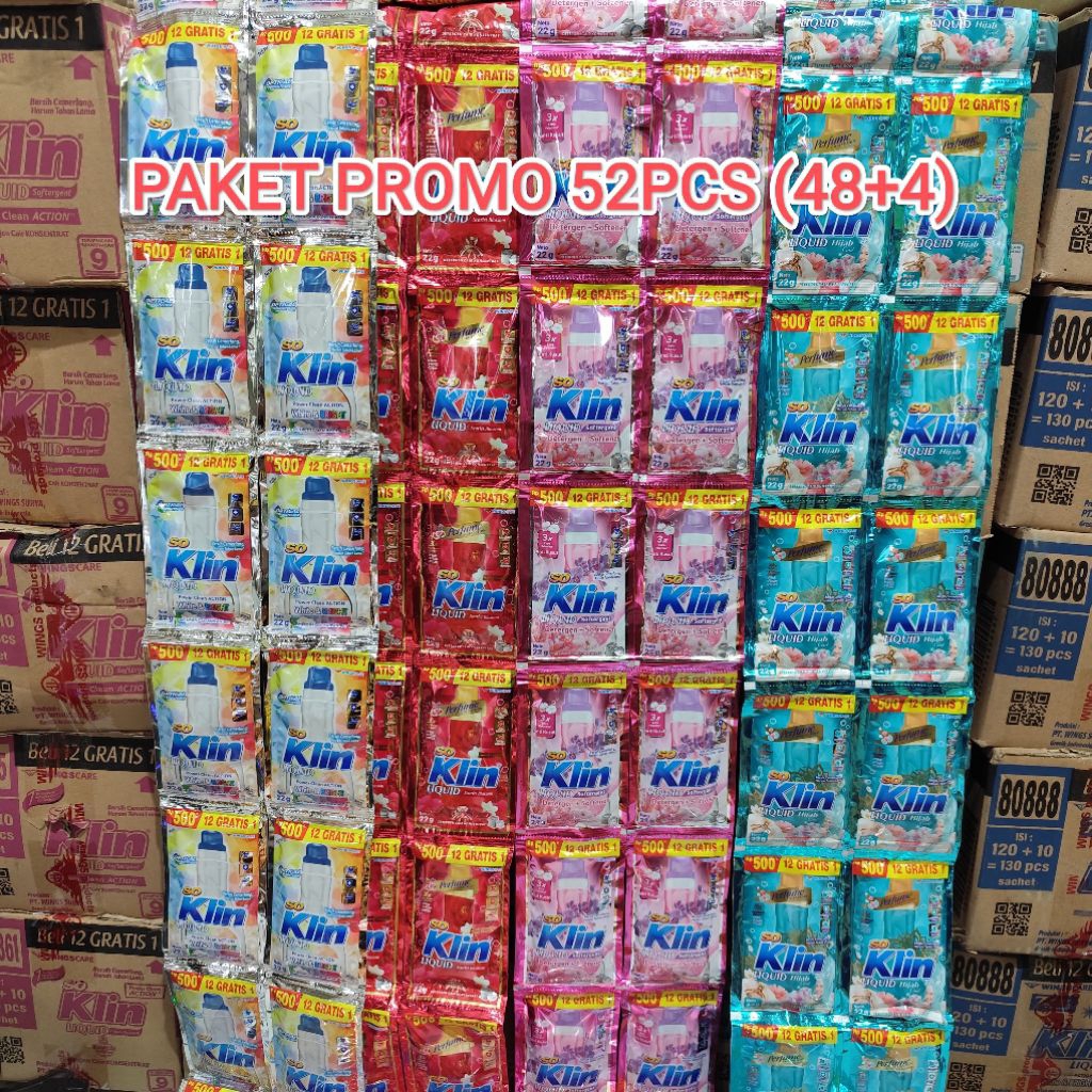 (SK-New Isi 52pcs) So Klin Liquid NEW @500 20ml Kemasan Hemat Wings care 12+1