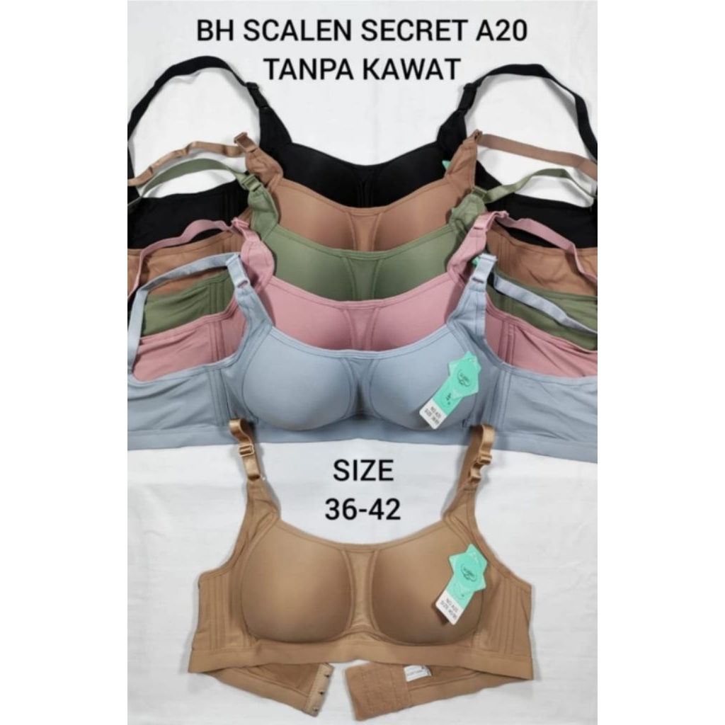 BH/BRA SCALEN SECRET A20 / VAYA PREMIUM A20 | Bra Tanpa Kawat