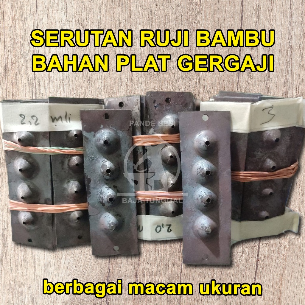 Serutan Pisau Raut Bambu Ruji Sangkar dan Layangan