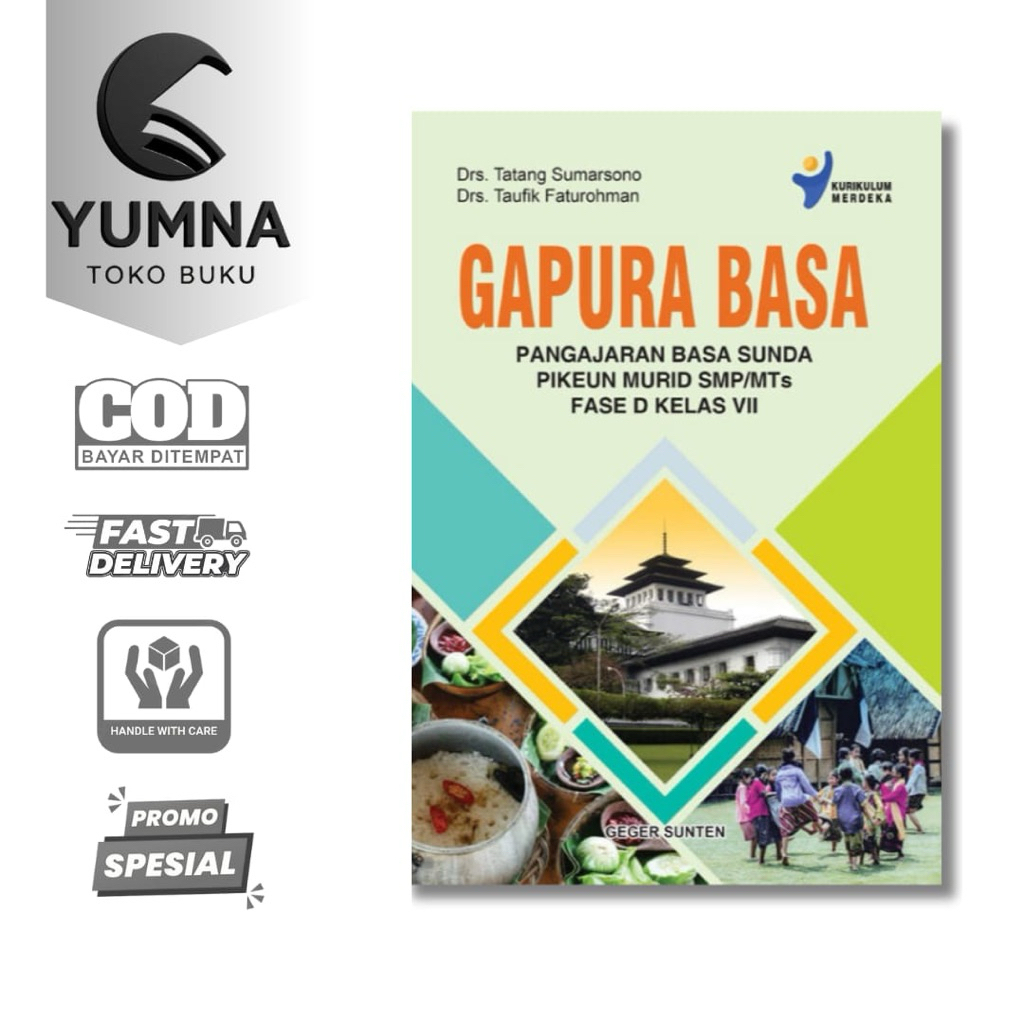 Kurikulum Merdeka Buku Gapura Bahasa Sunda Smp/Mts Kelas 7