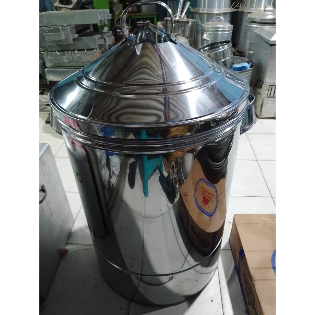 Dandang stenlis tebal 0,8 jamin 58x75 custom
