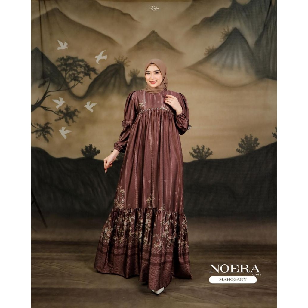HALWA APPAREL NOERA DRESS // GAMIS LEBARAN 2026