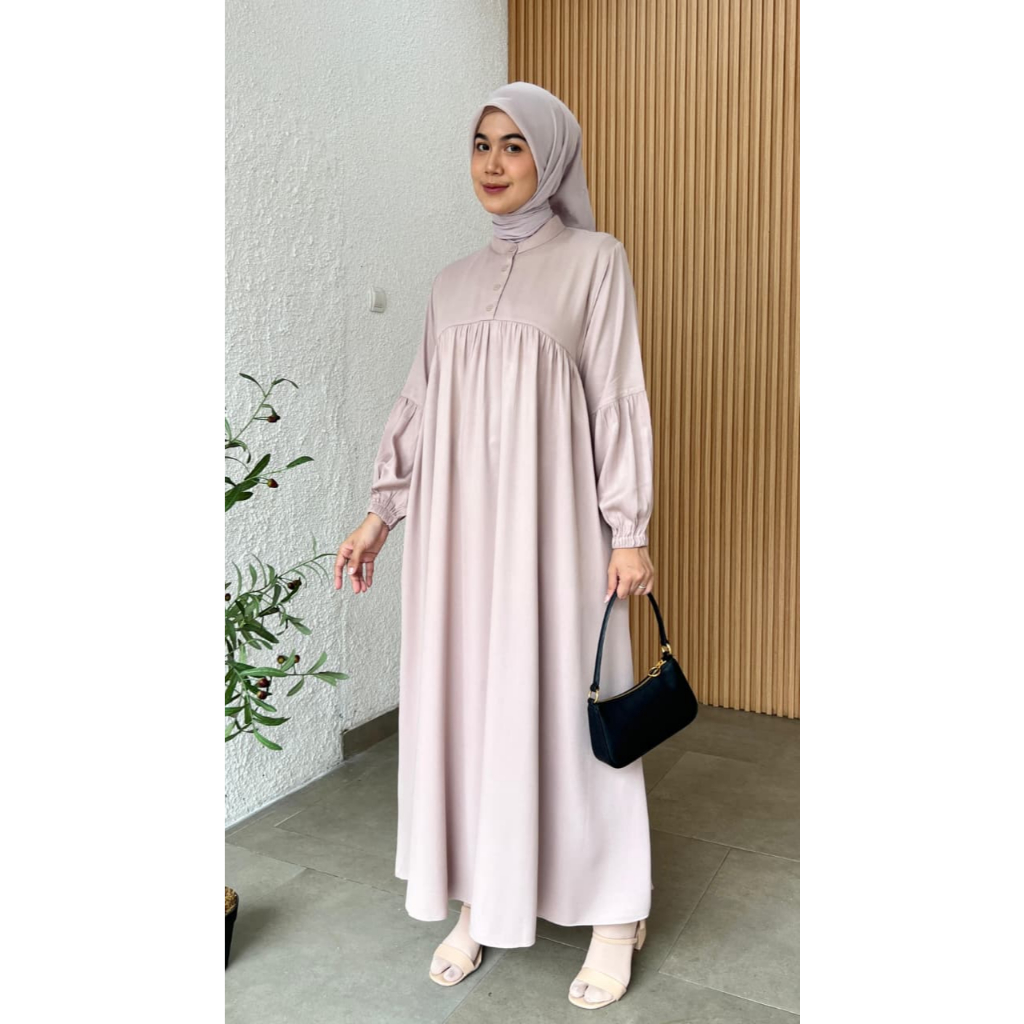 WARNA FASHION/ GAMIS / RAYON TWILL / BAJU WANITA MUSLIM/GROSIR TANAH ABANG