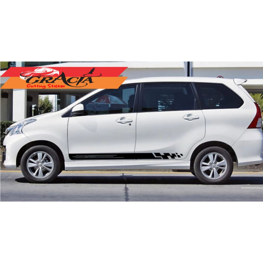 STICKER AVANZA 2012 2013 2014 2015 2016 2017 2018 2019 2020 2021 VELOZ XENIA mobil calya mobil sigra