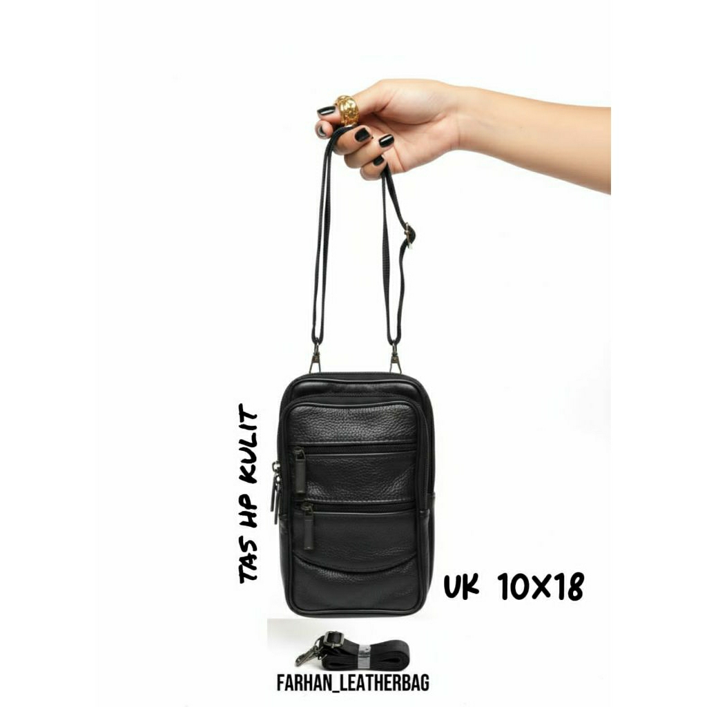 tas hp kulit pria tas selempang pria tas cowok