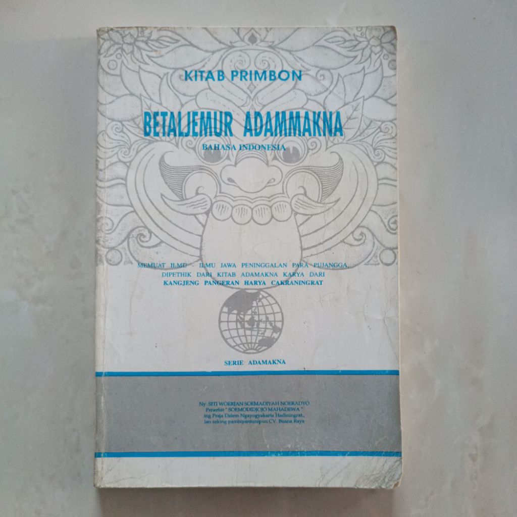 Primbon Betaljemur Adammakna Serie Adammakna - Buku Original