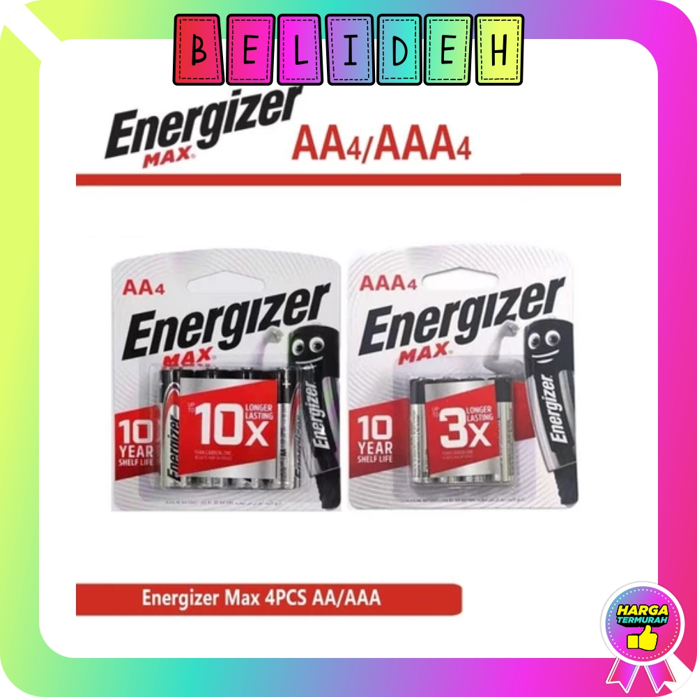 BELIDEH Baterai/Battery Energizer AA | AAA (isi 4 pcs) Promo R1286