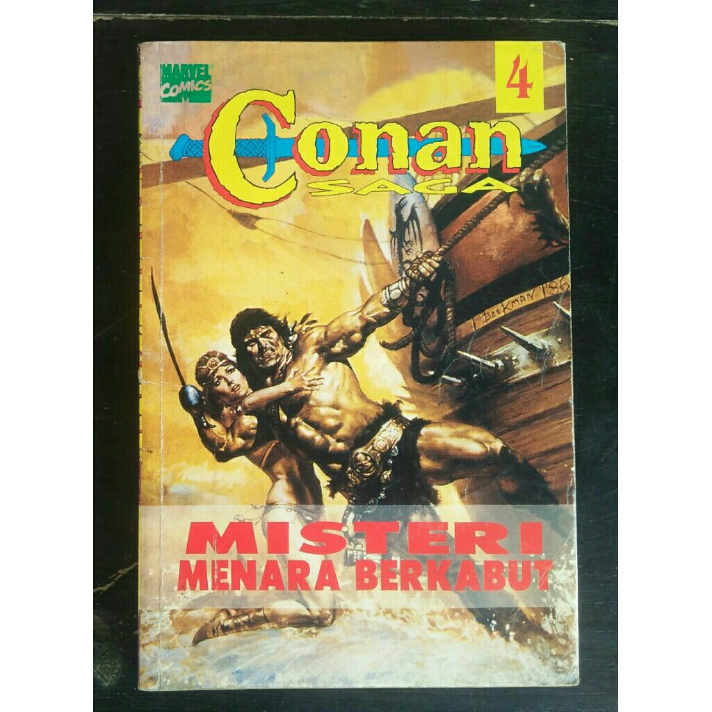 Komik Conan Saga No. 4: Misteri Menara Berkabut < Marvel Comics-Gramedia, 1995.(original, bekas)