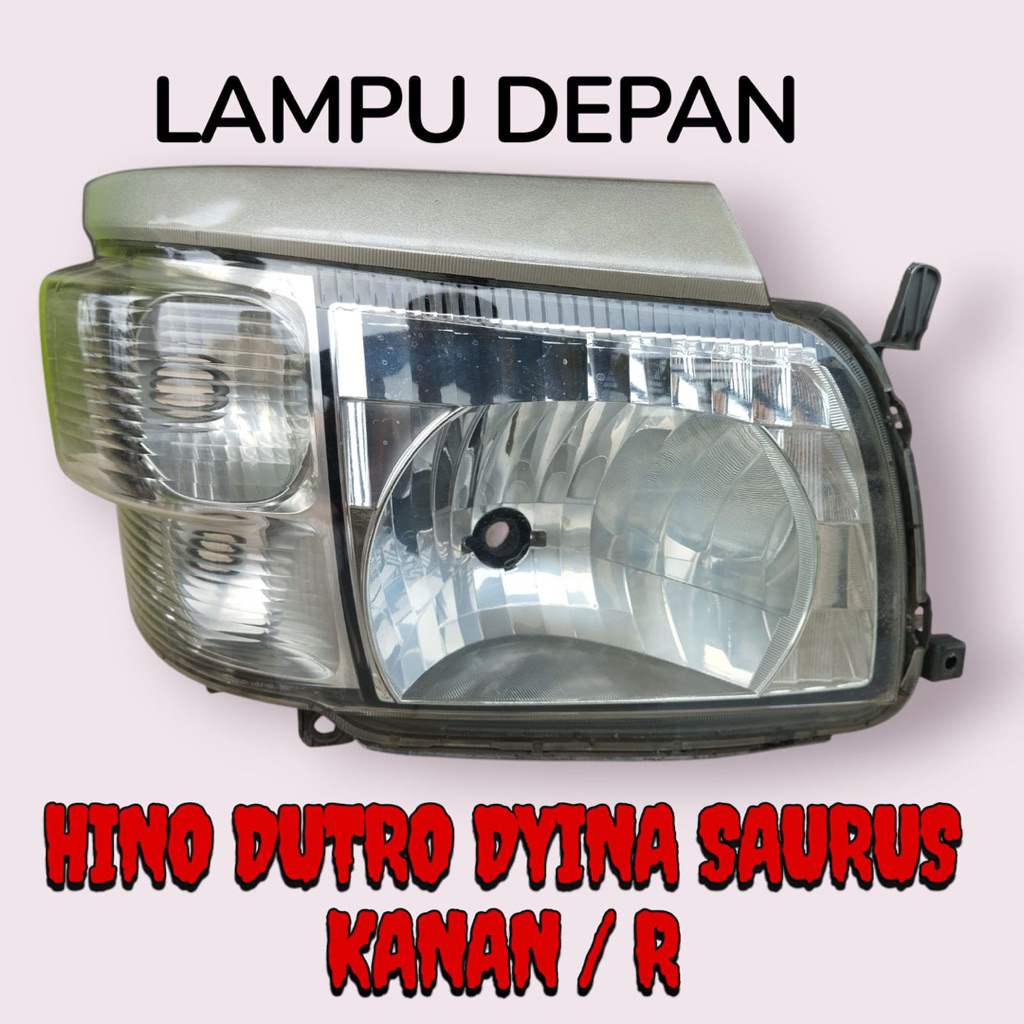 lampu depan Hino dutro dynasaurus kanan/R