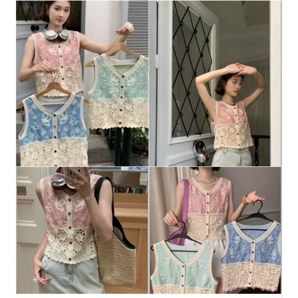 Rompi premium vest lucu rompi rajut rompi korea vest korea vest rajut