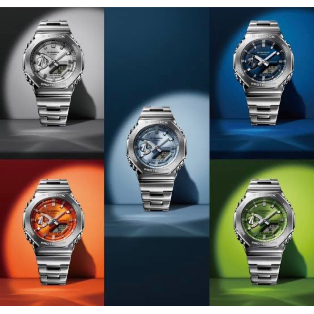 Jam Tangan Gshock GM2110 Rantai full sett