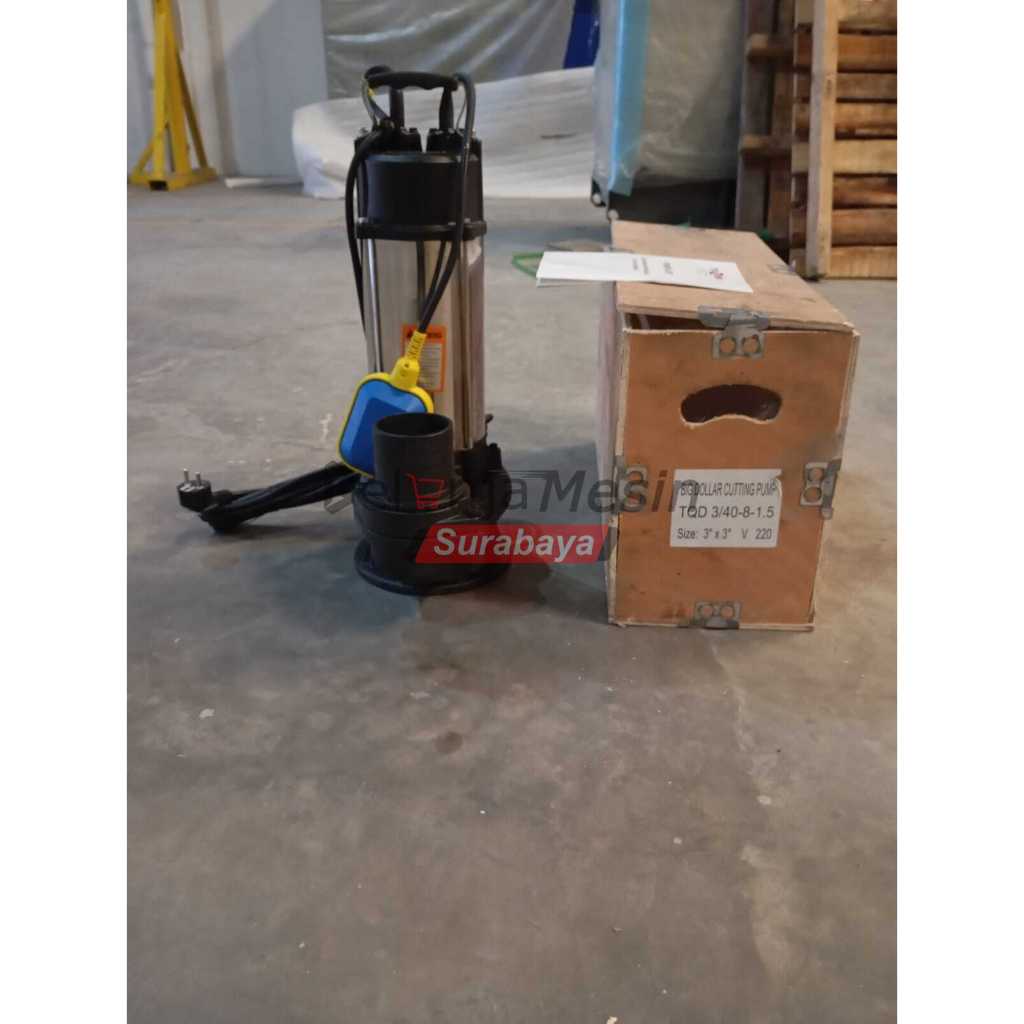 Pompa Air Celup 3 Inc 3 Phase Tsuzumi TQD3/40-8-1.5/3 Japan Technology Surabaya