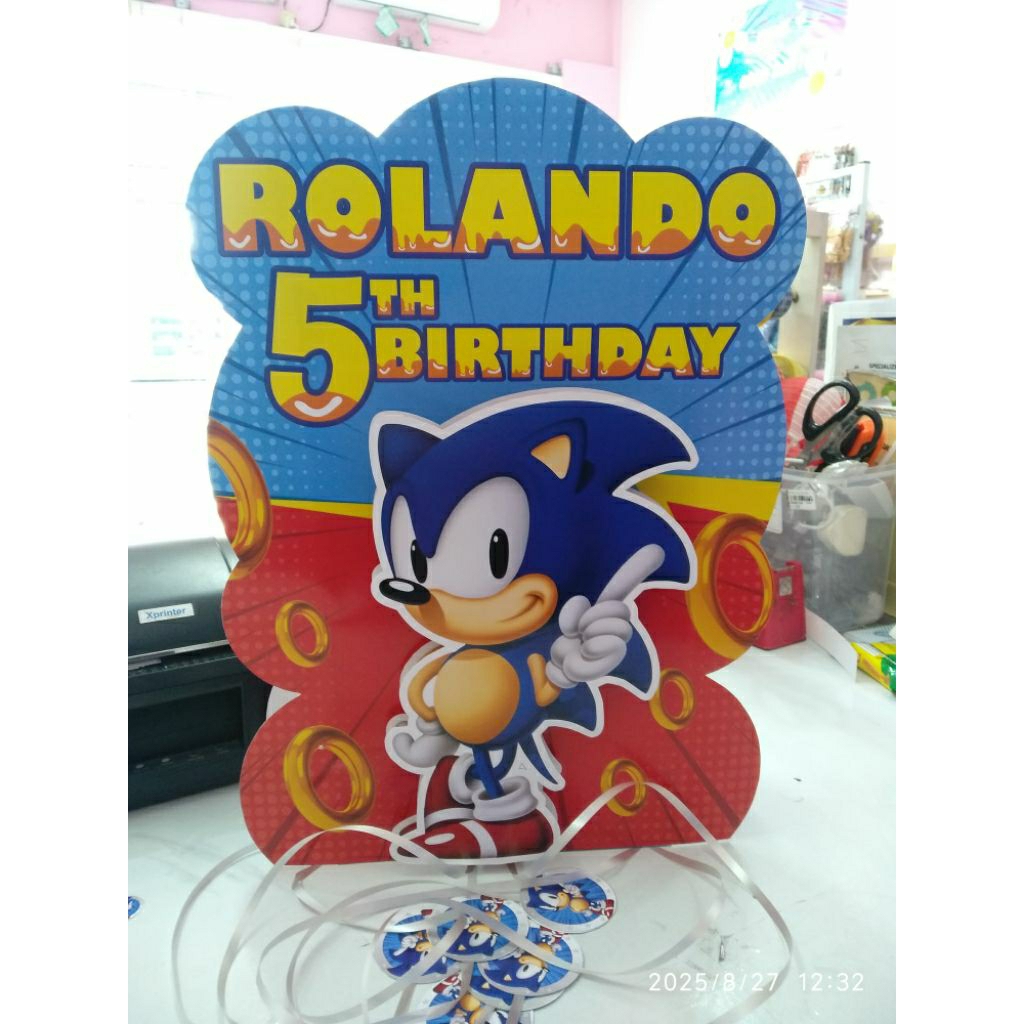 Pinata Tarik Pinata Custom Tema Sonic