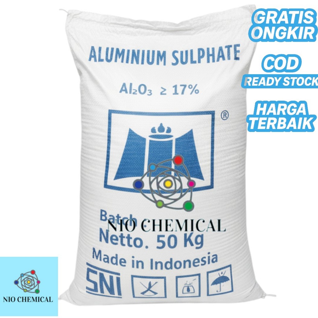 Tawas Bubuk Powder / Alumunium Sulfate / Aluminium Sulfate 50KG