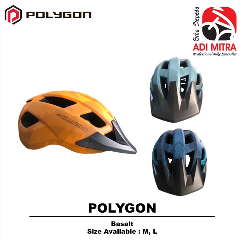 Helm Sepeda Polygon Cliff / Basalt Helm Sepeda Gravel / MTB