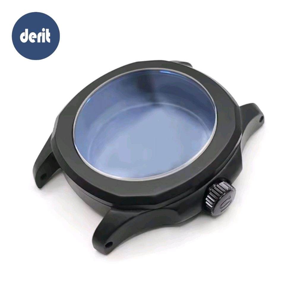 Casing Seikomod Naut Hitam NH35 NH36 Automatic High Quality Housing Jam Tangan Seiko Modifikasi