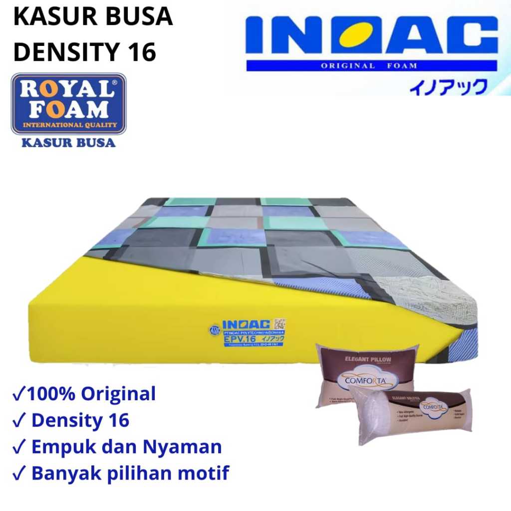 Kasur Busa Inoac Semua Ukuran No 1, 2, 3, 4, 5, 6, 7, Jumbo Tebal 30 cm 25 cm 20 cm 15 cm 10 cm 5 cm