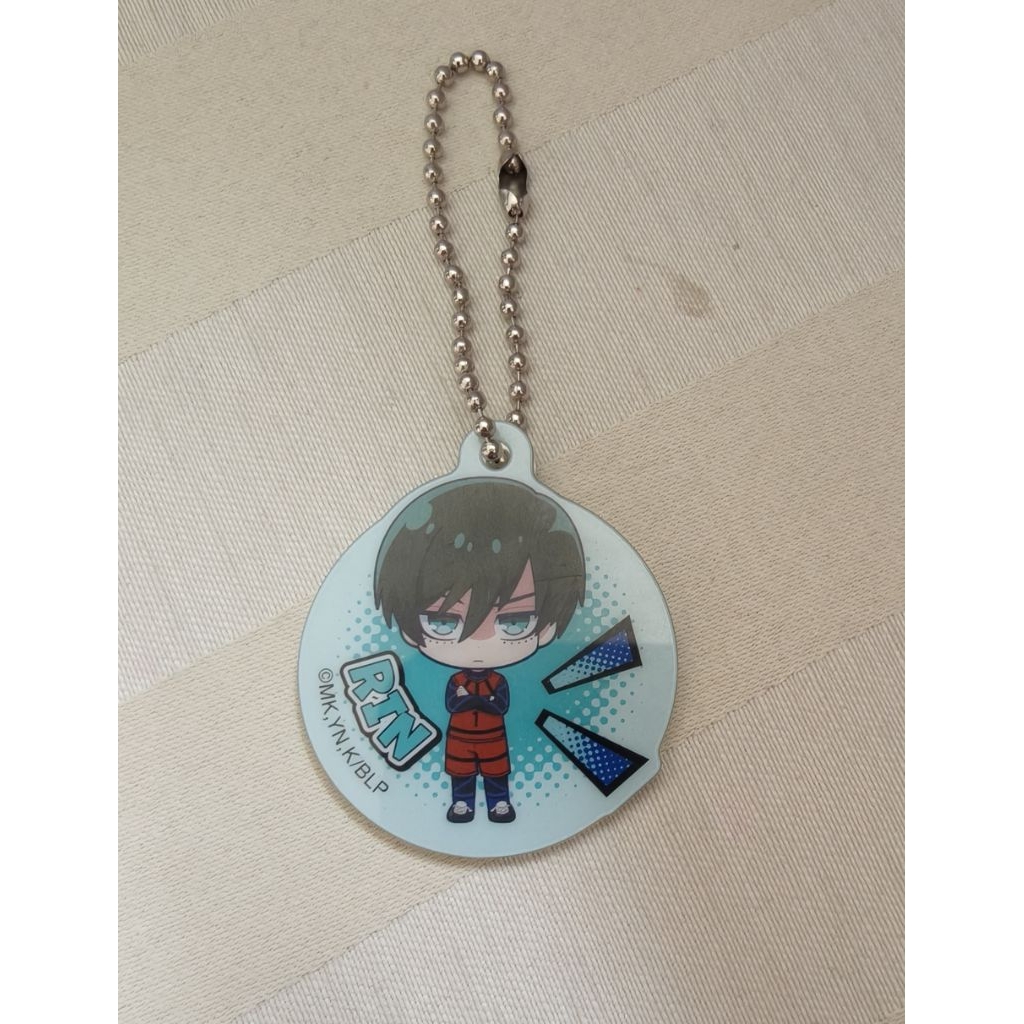 Blue lock Itoshi Rin Circle Acrylic Keychain