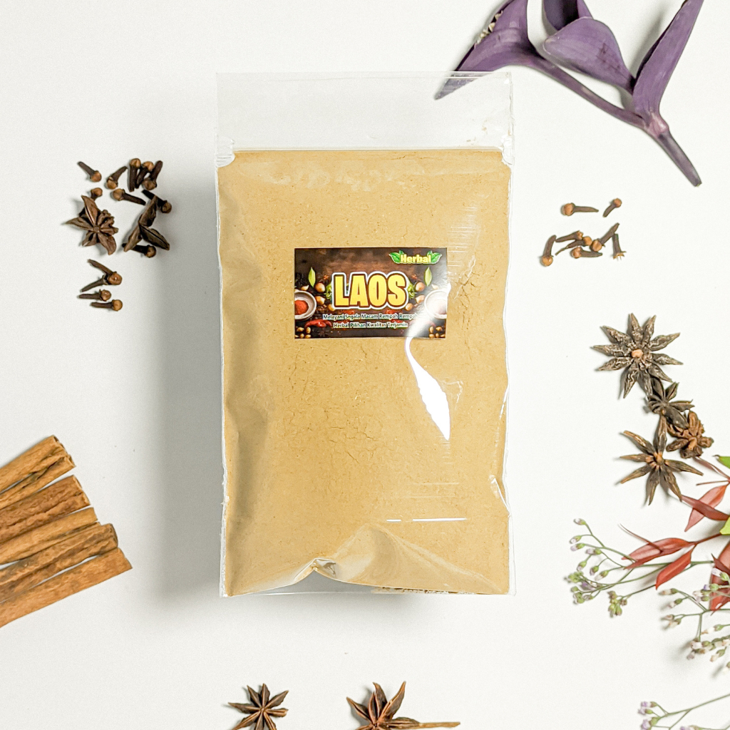 Bubuk Laos Asli 100gr - Bubuk Lengkuas Murni 100gr / Laos