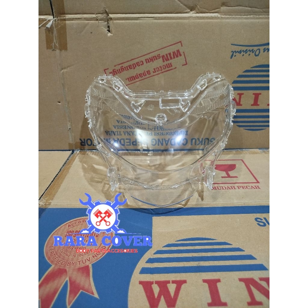 WIN-MIKA LAMPU DEPAN YAMAHA MIO GEAR 125 2020-2025//KACA MIKA Reflektor LAMPU DEPAN YAMAHA MIO GEAR 